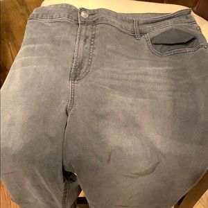 Old navy gray skinny jeans